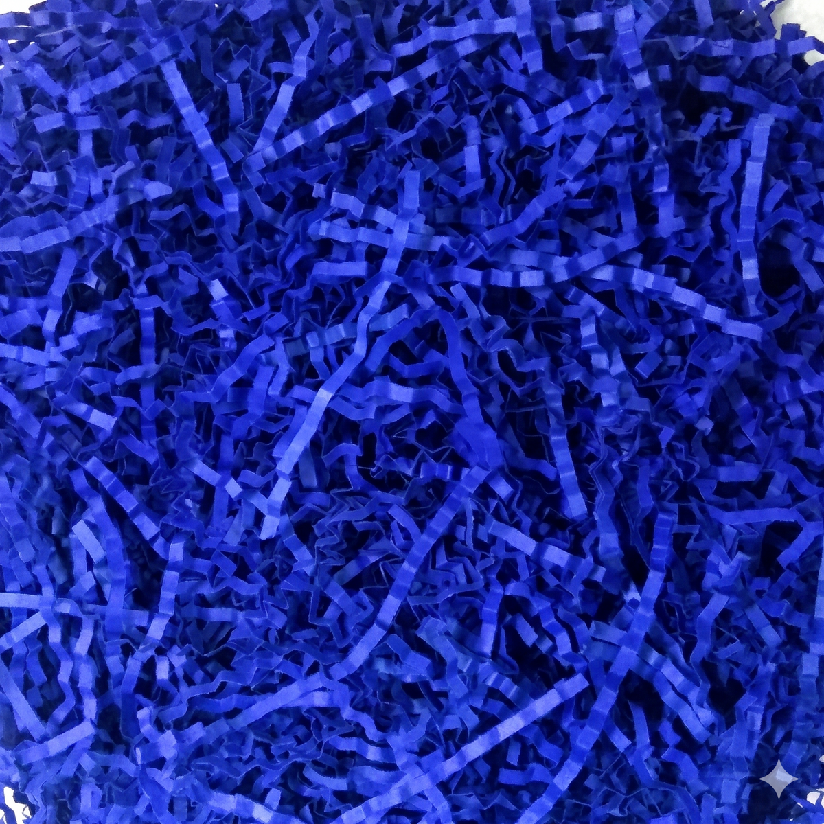 Dark Blue crinkle cut shredded paper filler