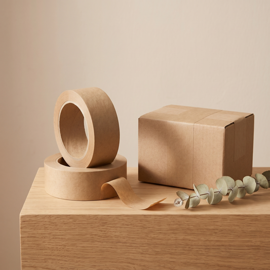 Self adhesive kraft paper packaging tape 2 inch x 50m rolls