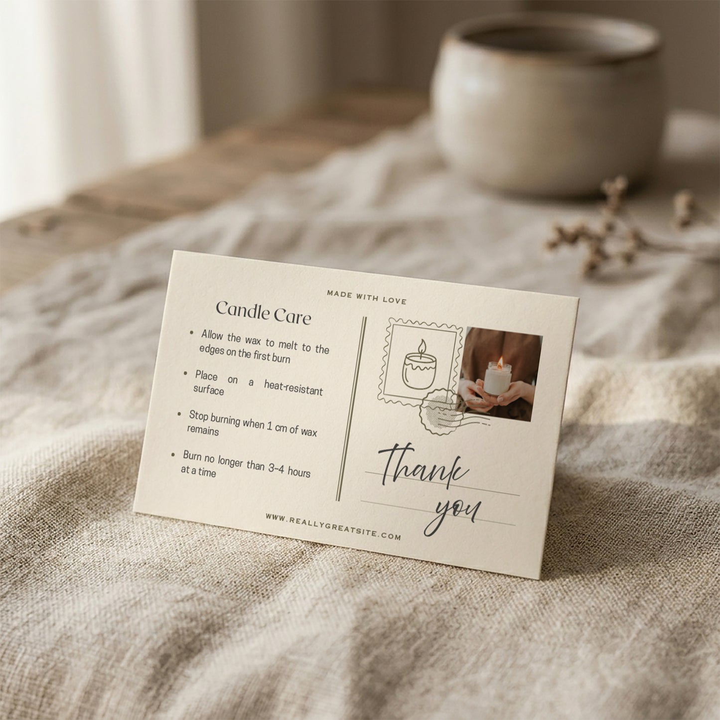Premium Thank You Cards