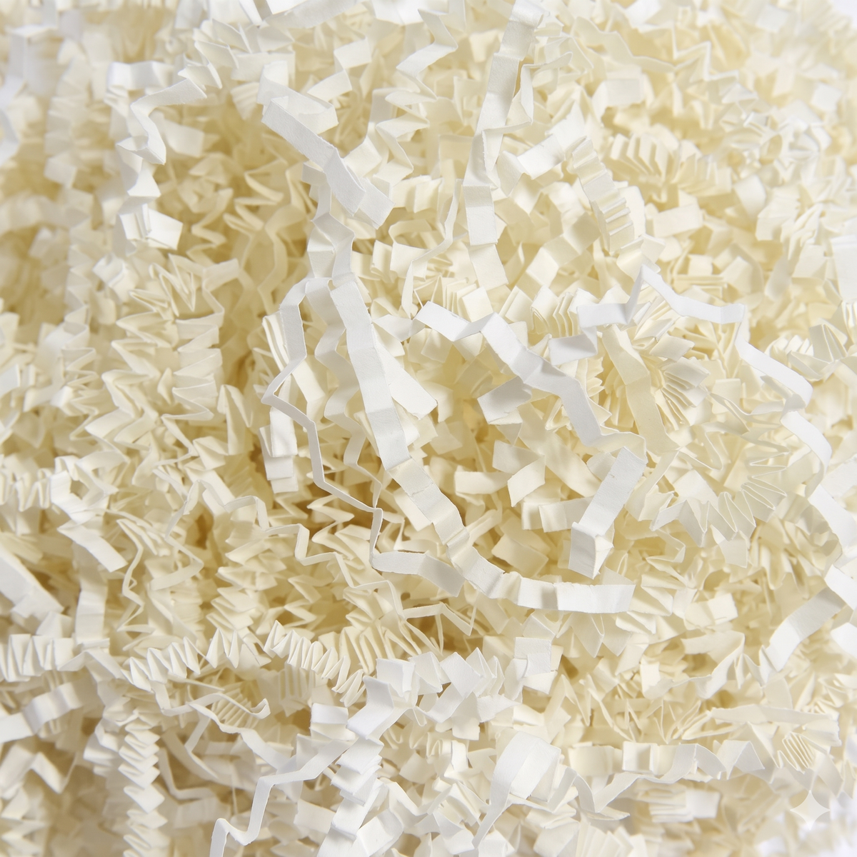 Cream crinkle cut shredded paper filler