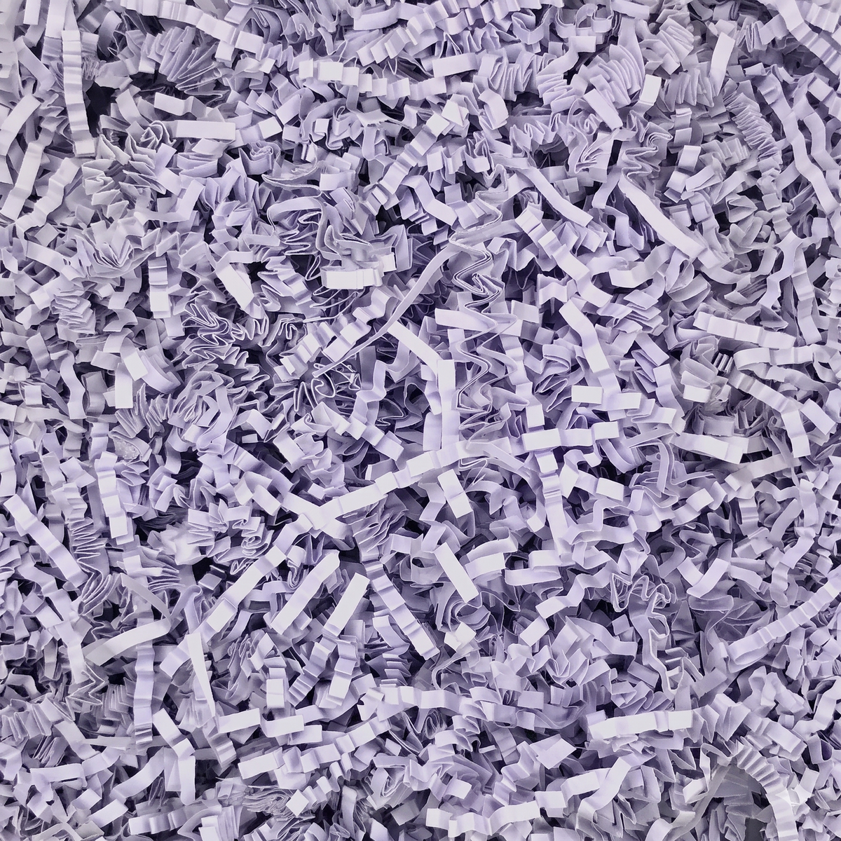 Lavender crinkle cut shredded paper filler