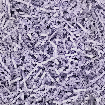 Lavender crinkle cut shredded paper filler