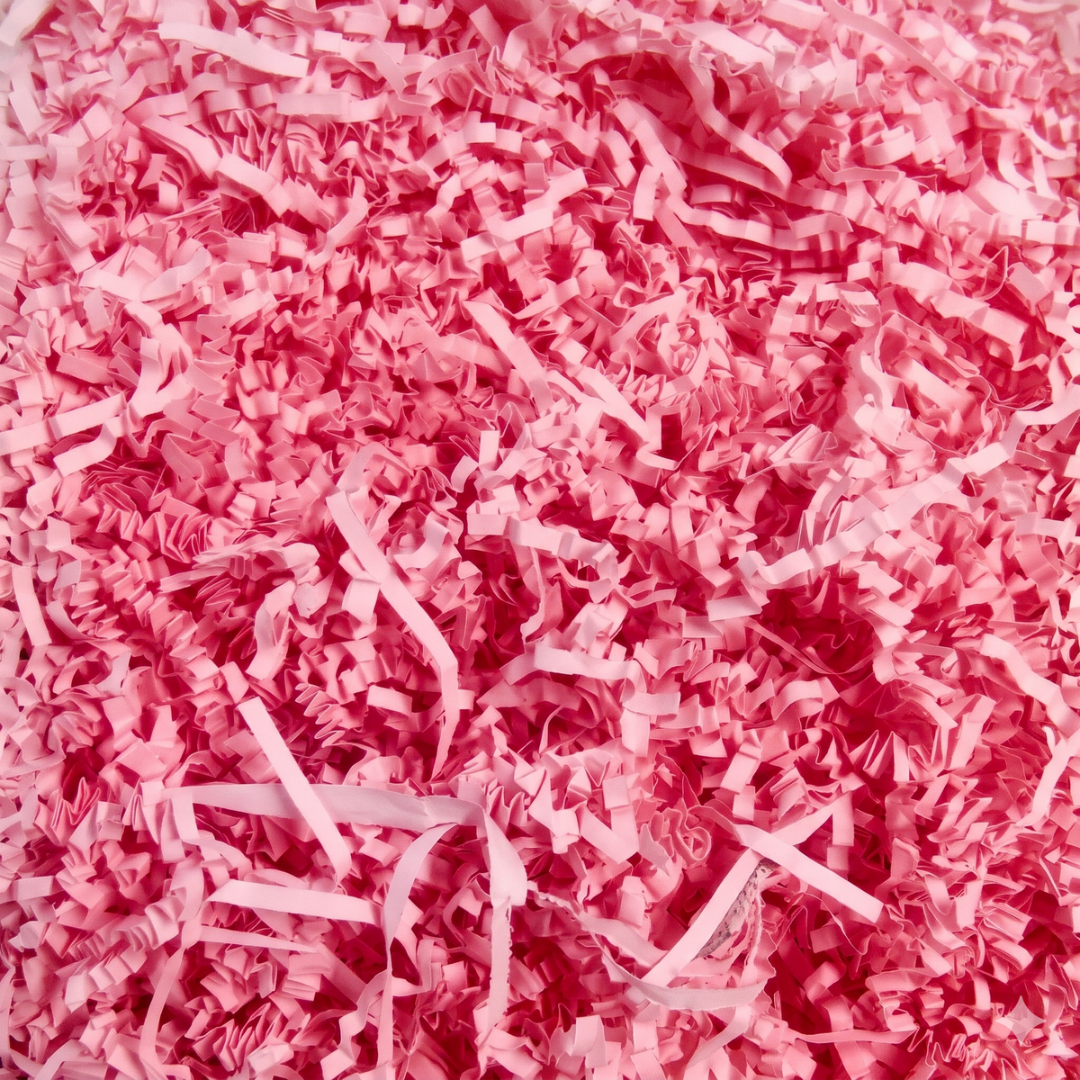 Light Pink crinkle cut shredded paper filler