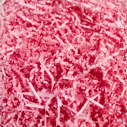 Light Pink crinkle cut shredded paper filler