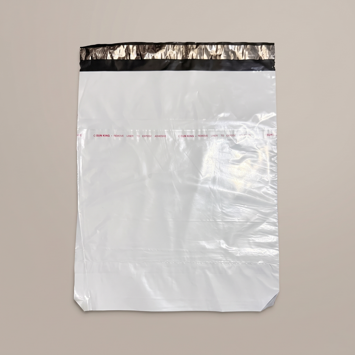 Plain tamper proof polybag with POD jacket